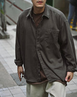 WIT AGING WASHED SHIRT BR 