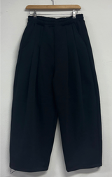 M,XL🤎2SIZE🤎 DOUBLE PINTUCK WIDE LONG BALLOON PANTS ❤🤎🖤🩶4COLOR