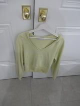 v neck pocket hoody