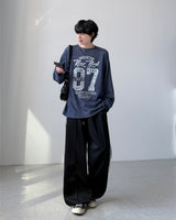 デルタボーダー長袖Tシャツ
