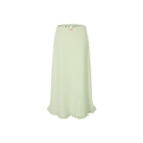 Ruffle long skirts vintage mint
