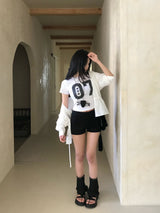 リブネオプレンミニマルショートパンツ