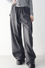 Unisex ヘッシャンフリースピンタックパンツ