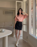 Meti denim mini skirt