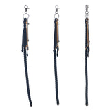 long plait keyring (black)