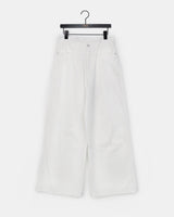 Carcl wide long cotton pants