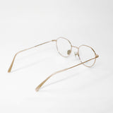 Knouun Round titanium glasses CODE. 101. D Rose Gold