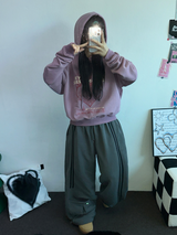 ラビンインファイア フーディーTシャツ🖤🩷2カラー