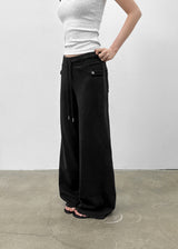 [MADE] Kihi Buckle Straight Banded Pants
