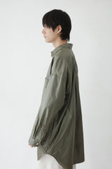 ライトウエイト コットン ロングシャツ