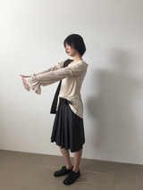 YWD PLEATS SKIRT (2color)