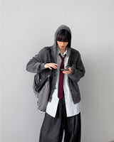 Lutz Pigment Hood Cardigan