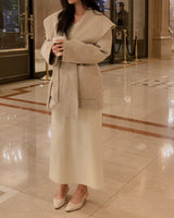 Simmon long knit skirt