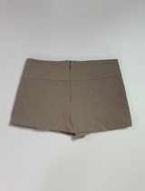 Roina Low-Waist Slim Skirt (Beige)