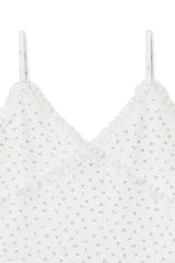 フリルレーストップ (white)