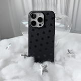 [MADE] black star pattern case