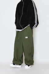 eyelet string nylon pants