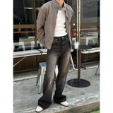 [F/W] Brush washing flare denim pants (2color)