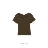 (W) Ju シルケットトップ (5color)