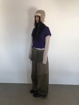 [MD Pick]ベイスリットカットアウトTシャツ (5color)