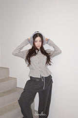 コーデュロイバンドレイヤードパンツ
