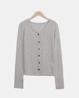 Mue Wool Button Cardigan