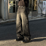 Spoken Wide Black Denim Pants (S, M, L, XL, 2XL)