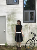 ホヨレースレイヤードスカート