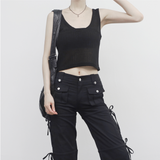 Manir see-through sleeveless