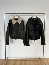 Crack Leather Mustang Jacket (2 colors)