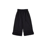 ベリーパンチングレースカプリパンツ (black)