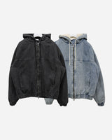 Denim Hooded Jumper