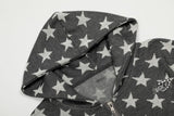 Dot&Star Patten Hooded Zip-up