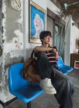 Zed Cat Balloon Denim Pants