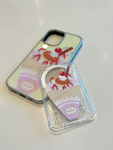 Crepe glass bumper case