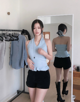 heal & low corduroy short pt