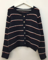 Multiple Stripe Cardigan (2color)