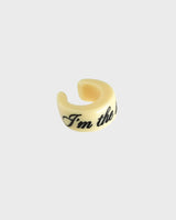 [Formica] レターイヤーカフ(Yellow)