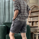 Pocket Cargo Half Pants