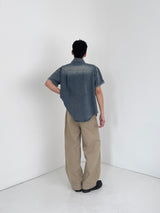 OW Udin Two-Pocket Washed Denim Shirt (2C)