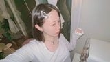 パープルキュービックヘアピン