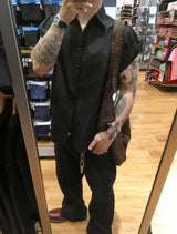 No.1818 2way roll up half SHIRT (3color)