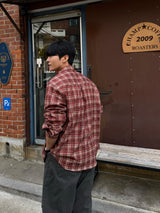 Cut line reverse pants