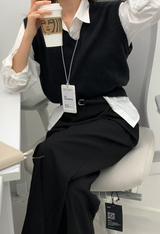 [Lè made/7,000 Sold] ルメイド ベーシック Vネック ベスト