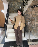 Cotton pocket cargo pants