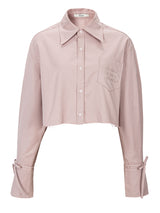 Poplin Crop Shirt (Indie Pink)