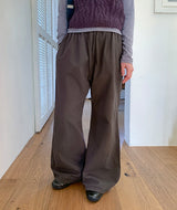 26SS★ [BAONHAUS] デニンコットンセミブーツカットパンツ