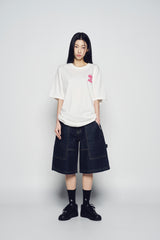 25SS エイリアンユニバースショートスリーブTシャツ クリーム