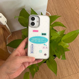 [MADE] [Glossy Glass Silver Bumper Case] 四つ葉のクローバーを見つけた!