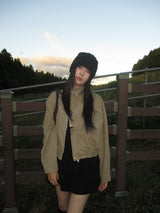 back shirring beanie